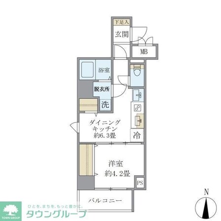 シティフォレスト森下の物件間取画像